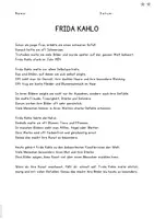 Vorschau - Anderer Materialtyp - Frida Kahlo - Informationstext mit Fragen und Lösungen - Seite 2