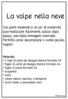anteprima - Materiale per pittura e bricolage - Immagine invernale: La volpe nella neve - Pagina 2