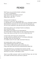 Vorschau - Anderer Materialtyp - Picasso - Informationstext mit Fragen und Lösungen - Seite 2