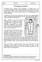 Vorschau - Unterrichtsreihen - Astronauten im Weltall - Wie schlafen sie? - Seite 1