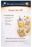 Vorschau - Unterrichtsreihen - Astronauten im Weltall - Wie essen sie? - Deckblatt