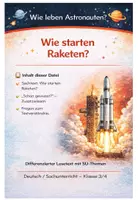 Vorschau - Unterrichtsreihen - Astronauten im Weltall - Wie startet eine Rakete - Deckblatt