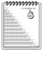 anteprima - Esercizi - Tabellina del 6. Il mio quaderno delle tabelline - Pagina 1