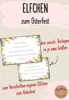 Vorschau - Arbeitsblätter - Elfchen Vorlage: Osterfest - Deckblatt