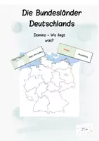 Vorschau - Spiele - Bundesländer Bundle (Klammer-/ Bild-/Wortkarten, Domino, Steckbrief) - Deckblatt