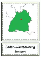 Vorschau - Bildkarten - Bildkarten Bundesländer und Hauptstädte - Seite 1