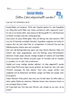 Vorschau - Stundenentwürfe - Likes auf Social Media – Fluch oder Segen? | Ethik (Klasse 7–9) - Seite 1