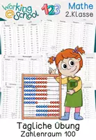 Vorschau - Arbeitsblätter - Zahlenraum 100 | Tägliche Übung Mathematik Klasse 2 | Wochenaufgaben Mathe - Deckblatt