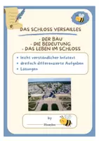 Vorschau - Arbeitsblätter - Das Schloss Versailles im Absolutismus - Deckblatt