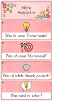 Vorschau - Bildkarten - Mathe-Assistent:in - Moderationskarten - Seite 3