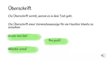 Vorschau - Präsentationen/Tafelbilder - Tierbeschreibung- Erklärvideo zur Vermisstenanzeige - Seite 3