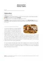 Vorschau - Arbeitsblätter - Zwei Klassenarbeiten zum Thema Fabeln inkl. EH - Seite 3