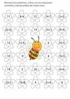 Vista previa - Hojas de trabajo - Matemáticas de Primavera: Cuaderno de Sumas y Restas - página 2