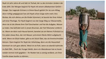 Vorschau - Stundenentwürfe - Die Welt zwischen Hunger und Überfluss - Seite 1