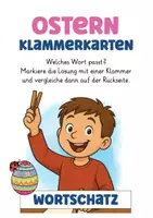 Vorschau - Stationenlernen - Ostern Wortschatz und Rechtschreibung Klammerkarten - Seite 2