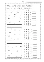 Vorschau - Arbeitsblätter - Mathematik Klasse 1 - Seite 1