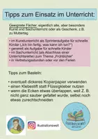 Vorschau - Mal- und Bastelvorlagen - Lesezeichen Ecke Frühblüher Gänseblümchen zum Basteln und Ausmalen - Seite 1