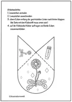 Vorschau - Mal- und Bastelvorlagen - Lesezeichen Ecke Frühblüher Gänseblümchen zum Basteln und Ausmalen - Seite 2