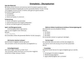 Vorschau - Stationenlernen - Einmaleins spielerisch üben – Popcorn-Karten & Trinkbecher - Seite 2