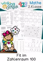Vorschau - Arbeitsblätter - Zahlenraum 100 | Mathe | Klasse 2 | addieren | subtrahieren - Deckblatt