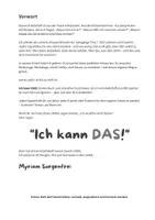 Vorschau - Unterrichtsreihen - Ich kann DAS! Ein Mitmach-und Arbeitsheft zum Thema Persönlichkeitsentwicklung ab Klasse 6 - Seite 1
