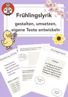 Vorschau - Unterrichtsreihen - Frühlingsgedichte schreiben: Kreative Schreibaufgaben - Deckblatt