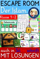 Vorschau - Stundenentwürfe - Islam Grundschule Klasse 1 und 2 ESCAPE ROOM Weltreligionen - Deckblatt