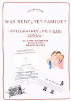 Vorschau - Arbeitsblätter - Familie - Arbeitsblatt +Integration eines Rapsongs - Deckblatt