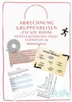 Vorschau - Stationenlernen - Abrechnung Gruppenreisen (Escape-Room) - Berufsschule - Lernfeld 10 - Hotelfachmann/-frau - Deckblatt
