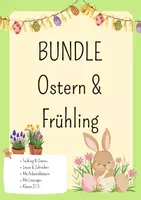 Vorschau - Arbeitsblätter - BUNDLE Frühling & Ostern Deutsch – Lesetexte, Lesespur & Schreibaufgaben - Deckblatt