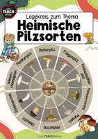 Vorschau - Stationenlernen - Heimische Pilze - Pilzsorten - Legekreis - Deckblatt