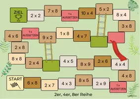 Vorschau - Spiele - Leiterlispiele Multiplikation kleines 1x1 - Seite 2