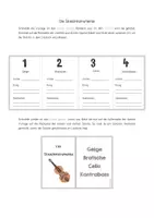 Vorschau - Mal- und Bastelvorlagen - Das Orchester - Lapbook für Klasse 3-4 - Seite 1