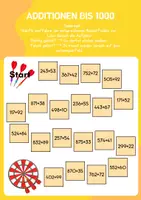 Vorschau - Spiele - Additionsspiel bis 1000 - 3fach differenziert - Seite 2