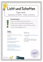 Vorschau - Arbeitsblätter - Licht und Schatten: Materialpaket (mit Experimenten) - Seite 2