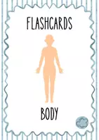 Vista previa - Tarjetas / Manipulativos - BODY - Flashcards de vocabulario en inglés - Portada