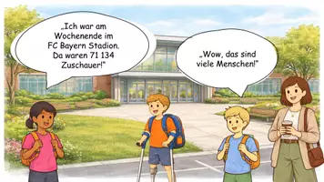 Vorschau - Arbeitsblätter - Runden / ZR 100.000 / Runden mit großen Zahlen / Stellenwerttafel - Seite 1