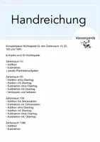 Vorschau - Arbeitsblätter - Zahlenraum 10 Materialpaket (wachsend) - Seite 1