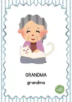 Vista previa - Tarjetas / Manipulativos - FAMILY - Flashcards de vocabulario en inglés - página 3