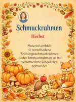 Vorschau - Arbeitsblätter - Schmuckrahmen_Herbst - Deckblatt
