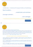 Vorschau - Arbeitsblätter - Frieden 1x1 – Konfliktlösung-Strategie / Format Din A5 – Mediation - Streitschlichtung - Seite 1