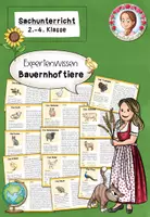 Vorschau - Stationenlernen - Bauernhoftiere Grundschule | Wissenskartei Sachunterricht Klasse 2-4 - Deckblatt