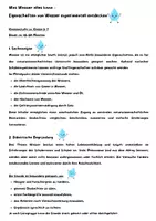 Vorschau - Arbeitsblätter - 💦 Was Wasser alles kann - Experimente mit Lösung und Differenzierung - Seite 1