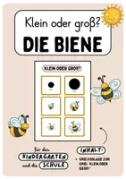 Vorschau - Spiele - Klein oder groß? - die Biene | Zuordnungsspiel - Deckblatt