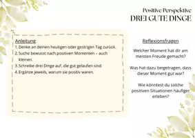 Vorschau - Arbeitsblätter - Achtsamkeit im Schulalltag - Positive Perspektive (Oberstufe) - Seite 2
