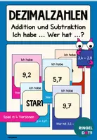 Vorschau - Spiele - Ich habe ... Wer hat ...? Addition und Subtraktion von Dezimalzahlen - Deckblatt