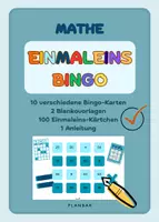 Vorschau - Arbeitsblätter - Mathe: Einmaleins Bingo – Kopfrechnen spielerisch üben - Deckblatt