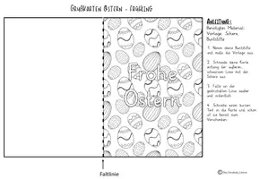 Vorschau - Mal- und Bastelvorlagen - Grußkarten zu Ostern - Frühlingsgrüße - Seite 2