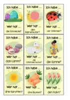 Vorschau - Spiele - Ich habe wer hat Ostern Frühling DaZ/DaF Grundschule - Seite 3