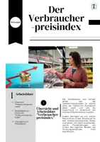 Vorschau - Arbeitsblätter - Arbeitsblatt zum Thema "Der Verbraucherpreisindex" - Deckblatt
